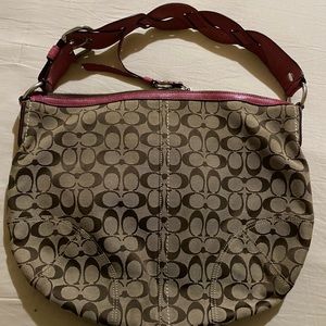 Coach vintage 2008 Large jacquard hobo Handbag